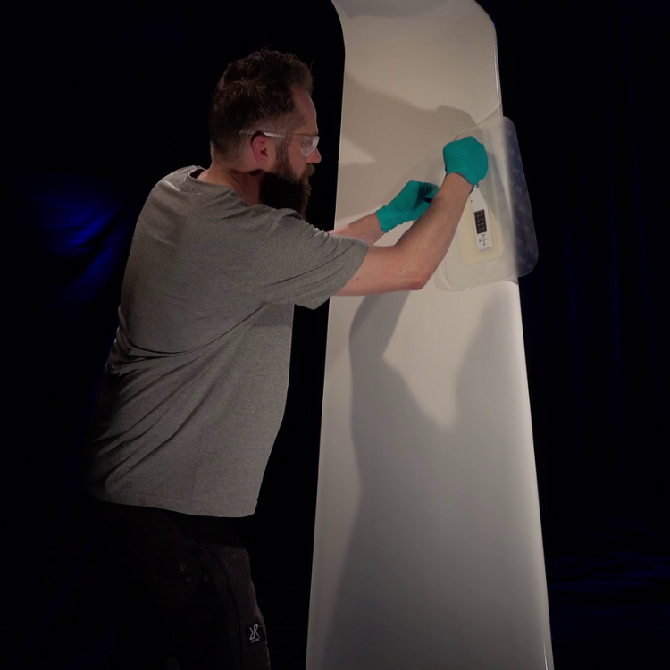 ON-BLADE technology installation process