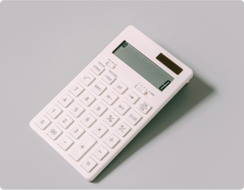 Calculator for calculating the ROI