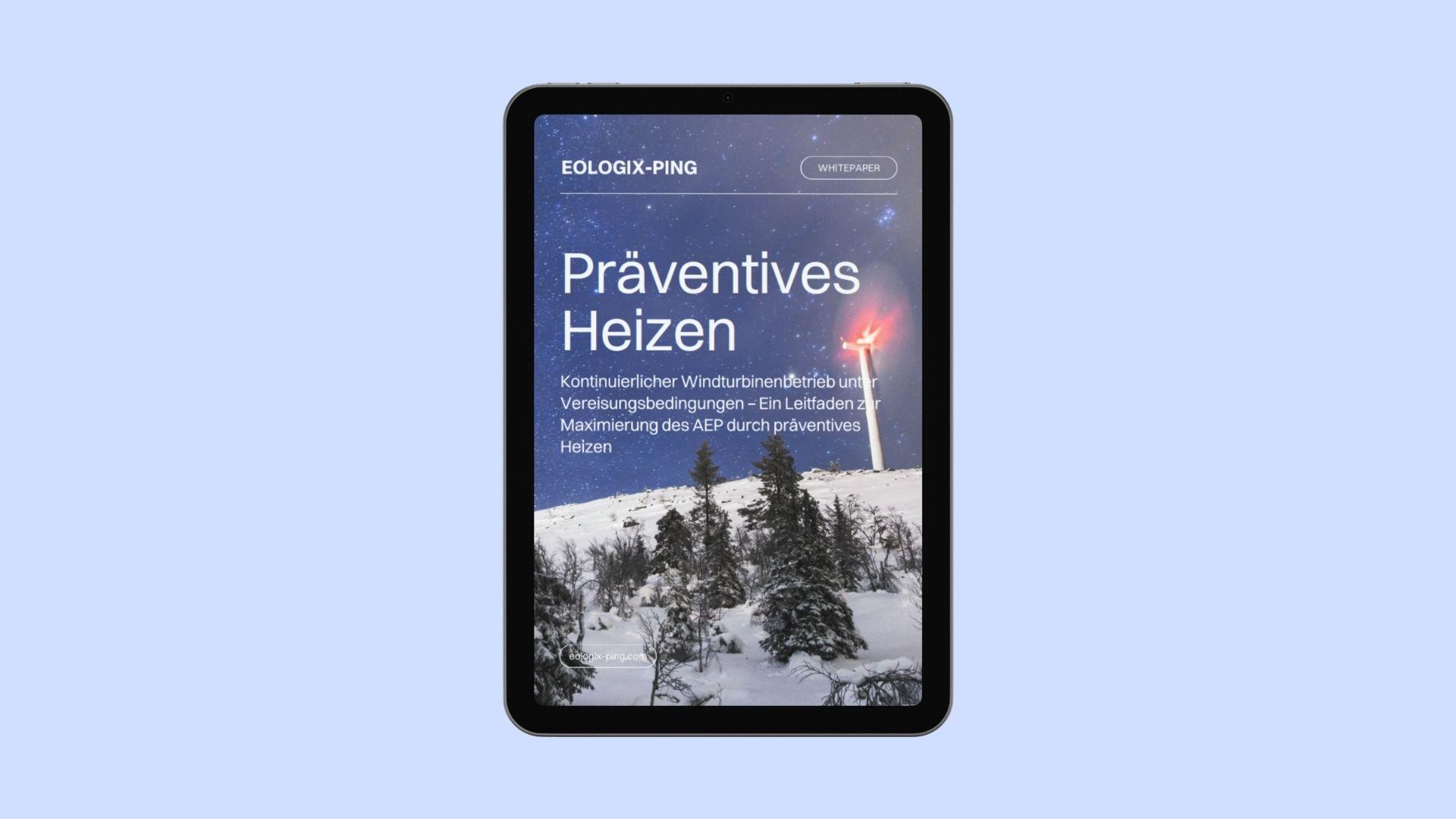 Titel des Whitepapers Präventives Heizen.