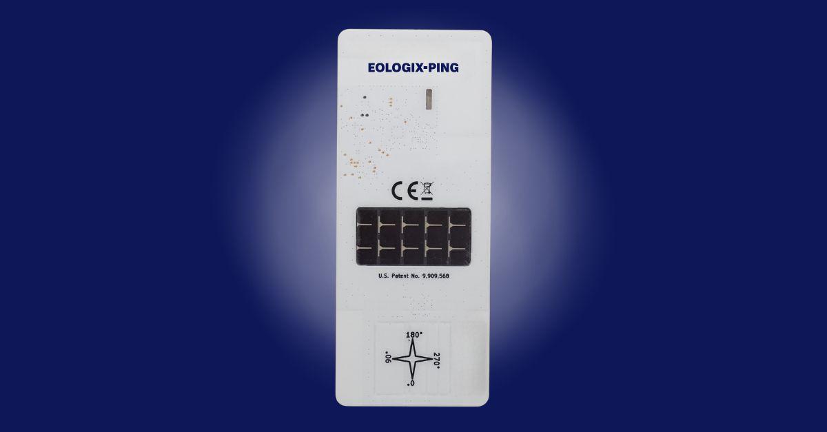 New generation of wireless ON-BLADE sensors for ice detection.