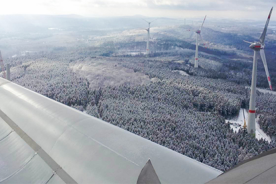 eologix sensor technology projekt windpark ellern