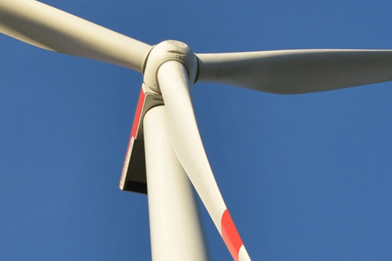 Monschau-Case Study: Bild von einer Windenergieanlage.