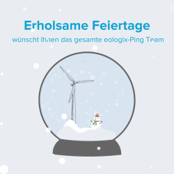 Frohe Weihnachten wünscht eologix-Ping.