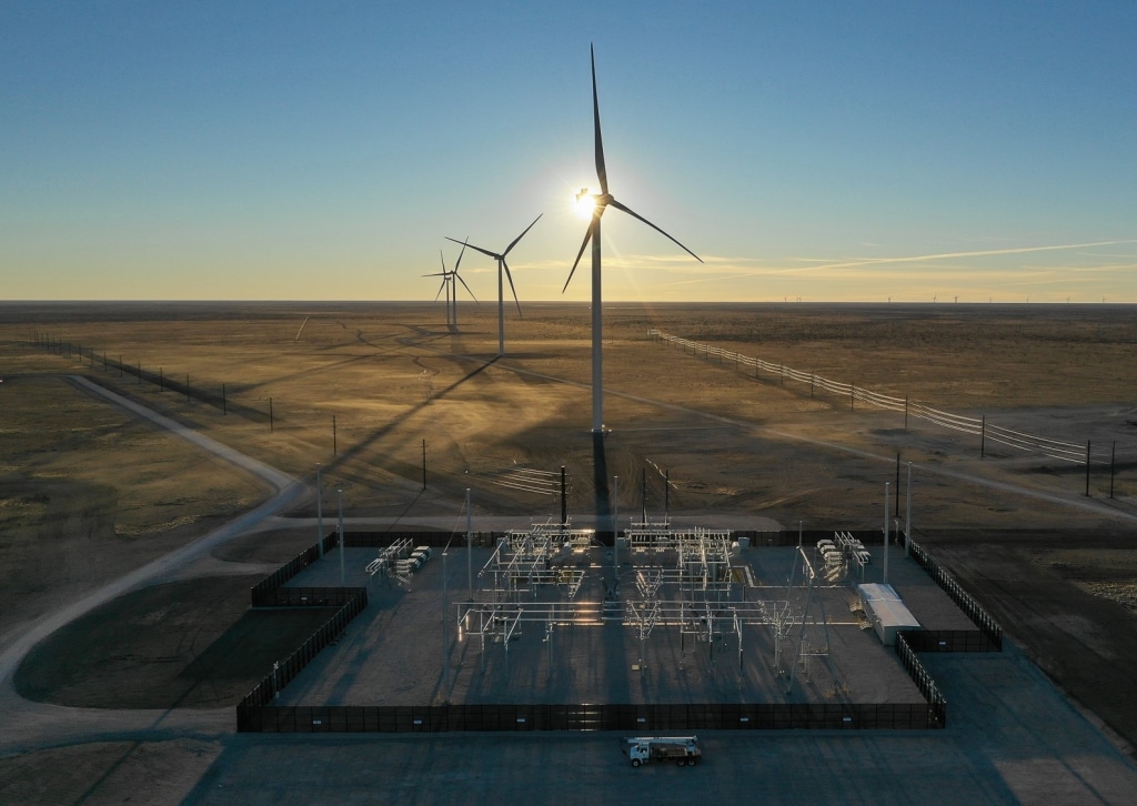 Oso Grande Windfarm in Eastern New Mexico